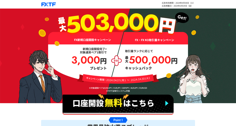 FXTF（ゴールデンウェイ・ジャパン）の口コミ評判やメリットデメリットを初心者向けに徹底解説